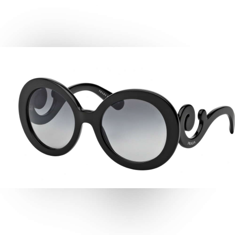 Authentic Prada PR 27ns catwalk black 55 MM woman sunglasses